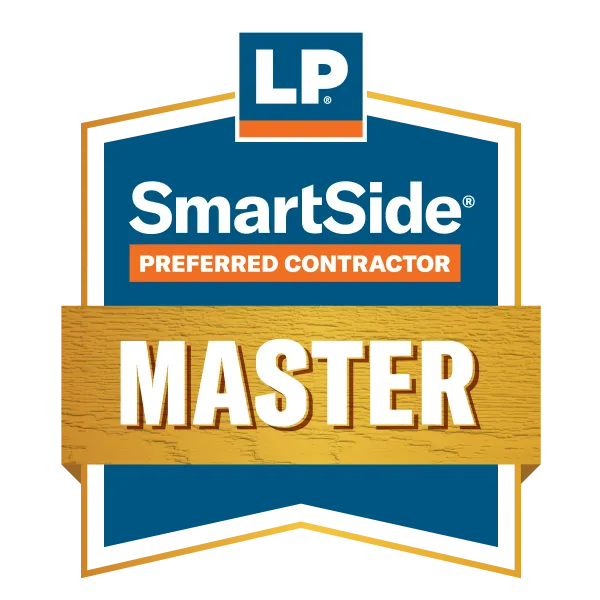 LP SmartSide Master logo, American Home Contractors partner and certification