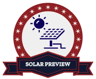 Sample Solar Roof Preview report with satellite roof diagram by American Home Contractors