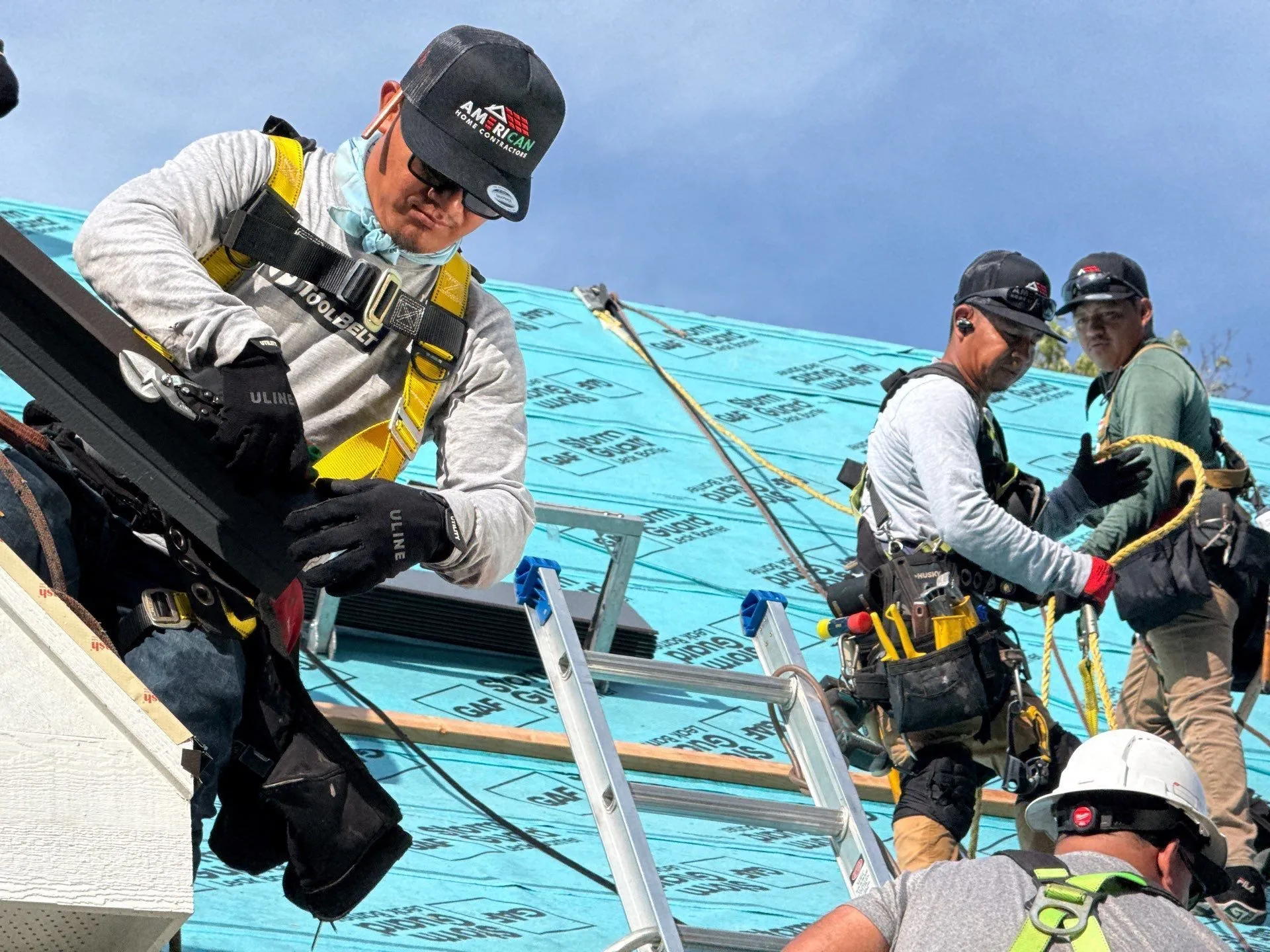 crew GAF underlayment by American Home Contractors near Rappahannock County