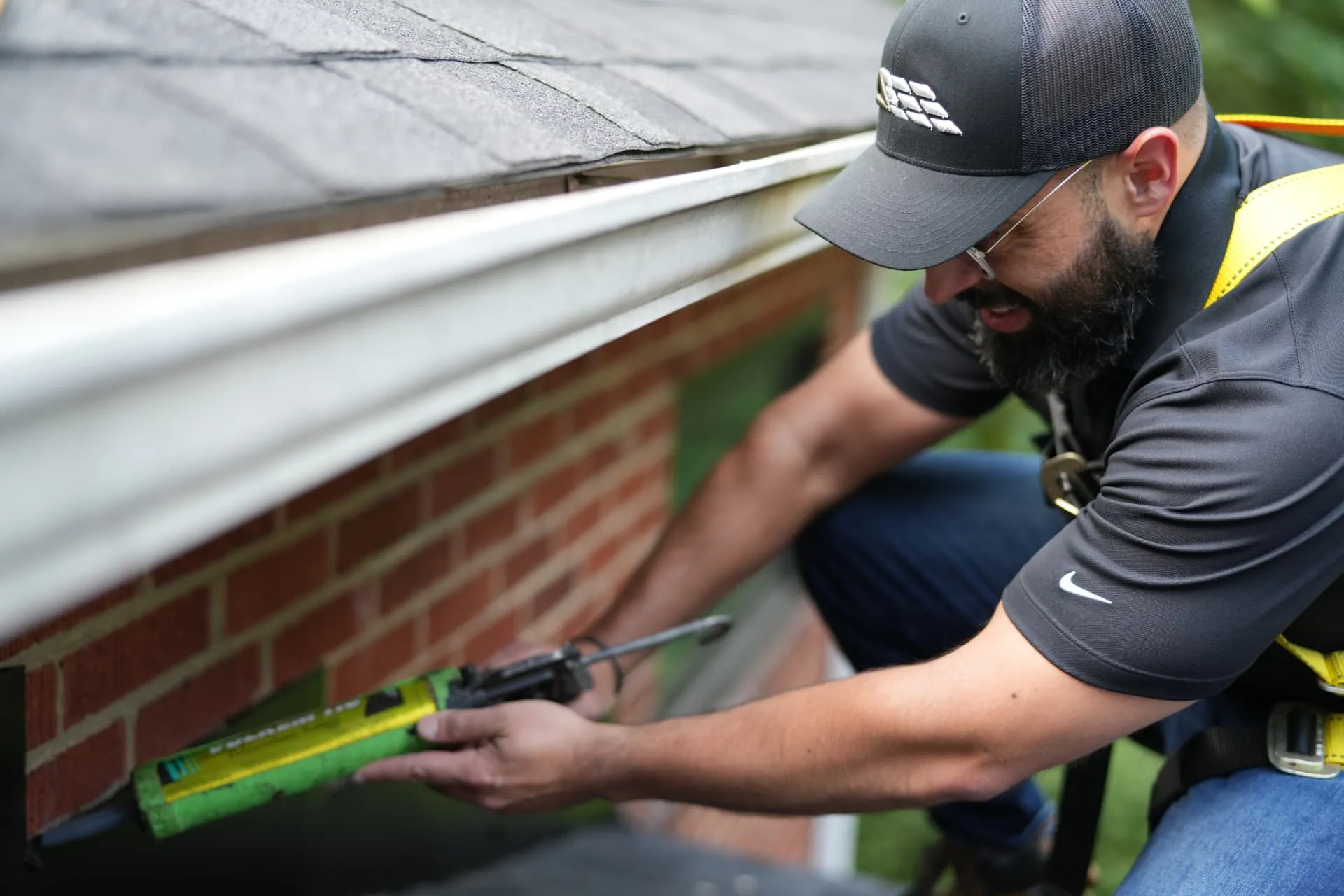 gutter sealant repair by American Home Contractors near Annapolis