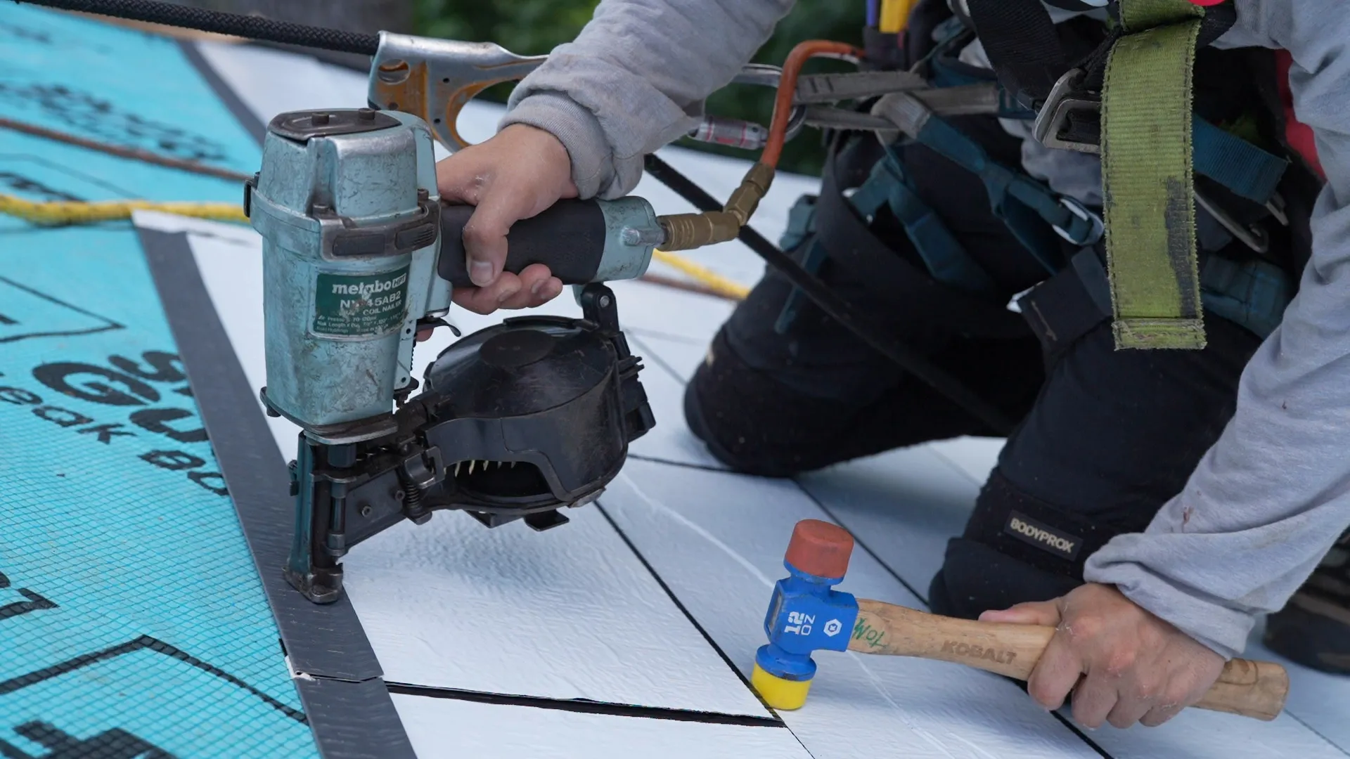 metal shingle valley nailing by American Home Contractors near Frederick