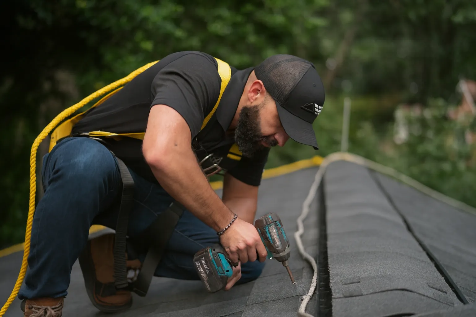 ridge vent install by American Home Contractors near Olney